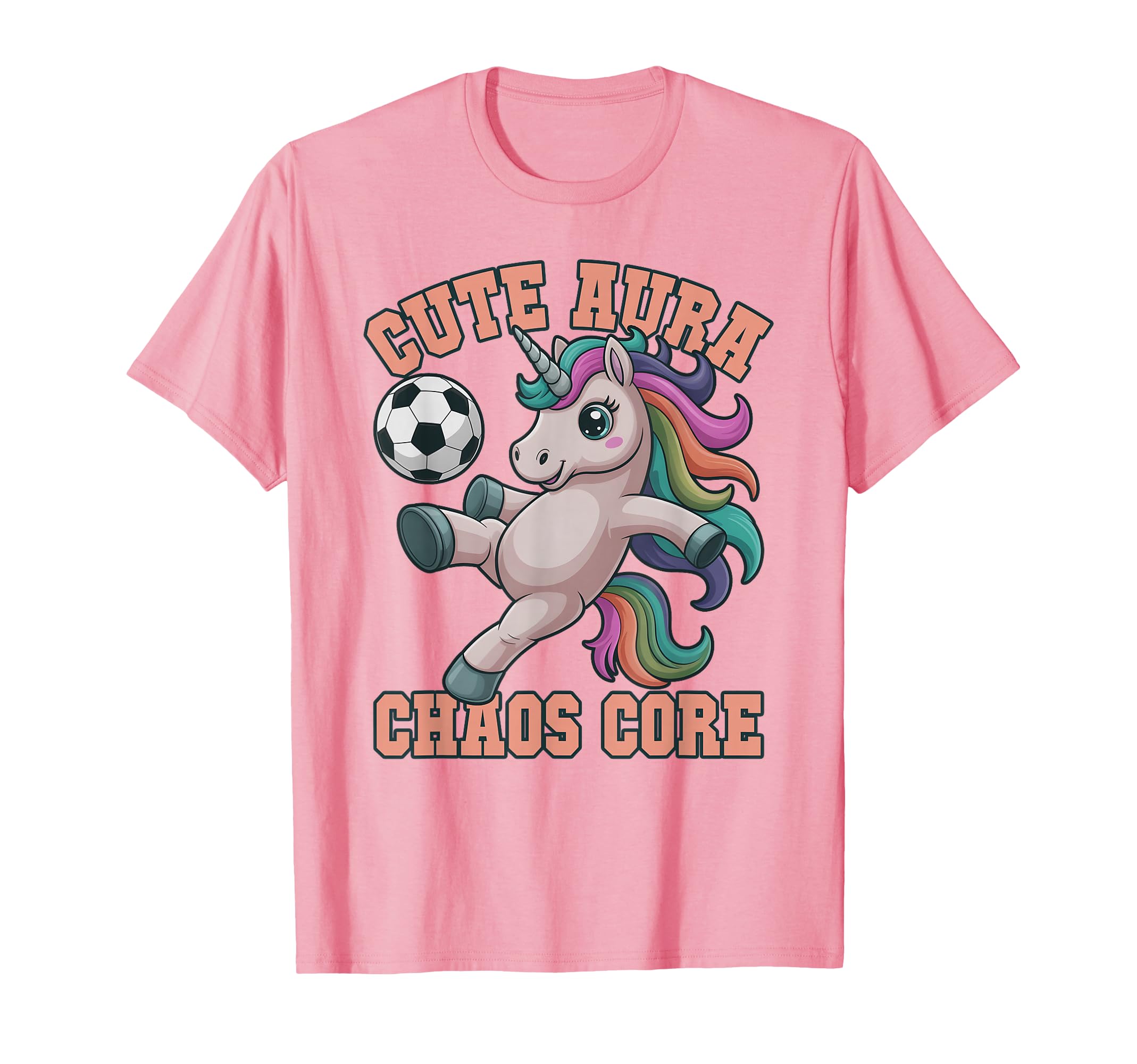 Soccer Unicorn Aura Chaos Core 67 T-Shirt - Graphic Print Men Women - T-Shirt, Sweatshirt, Hoodie