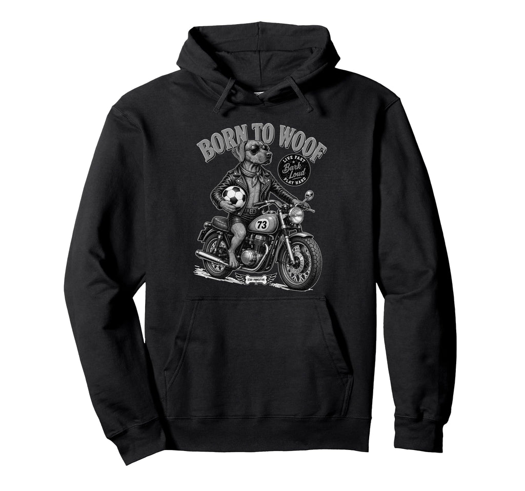 Ridgeback Motorbike Love Footbal Hoodie - Casual Everyday Wear Men Women - T-Shirt, Sweatshirt, Hoodie