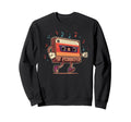 Whimsical Dancing Cassette Tape Sweatshirt - Custom Art Print for Adults - T-Shirt, Sweatshirt, Hoodie