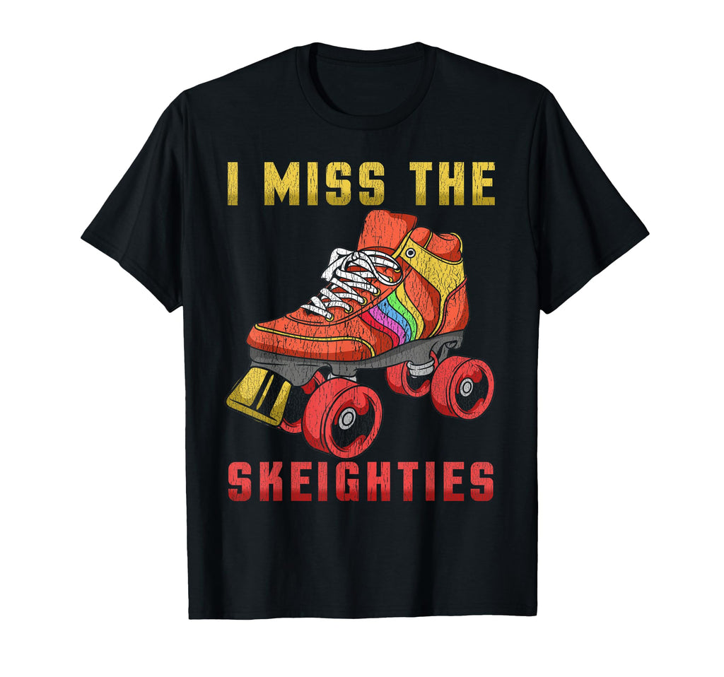 80S Rollerskates Roller Skating Disco T-Shirt - Trendy Graphic Unisex - T-Shirt, Sweatshirt, Hoodie