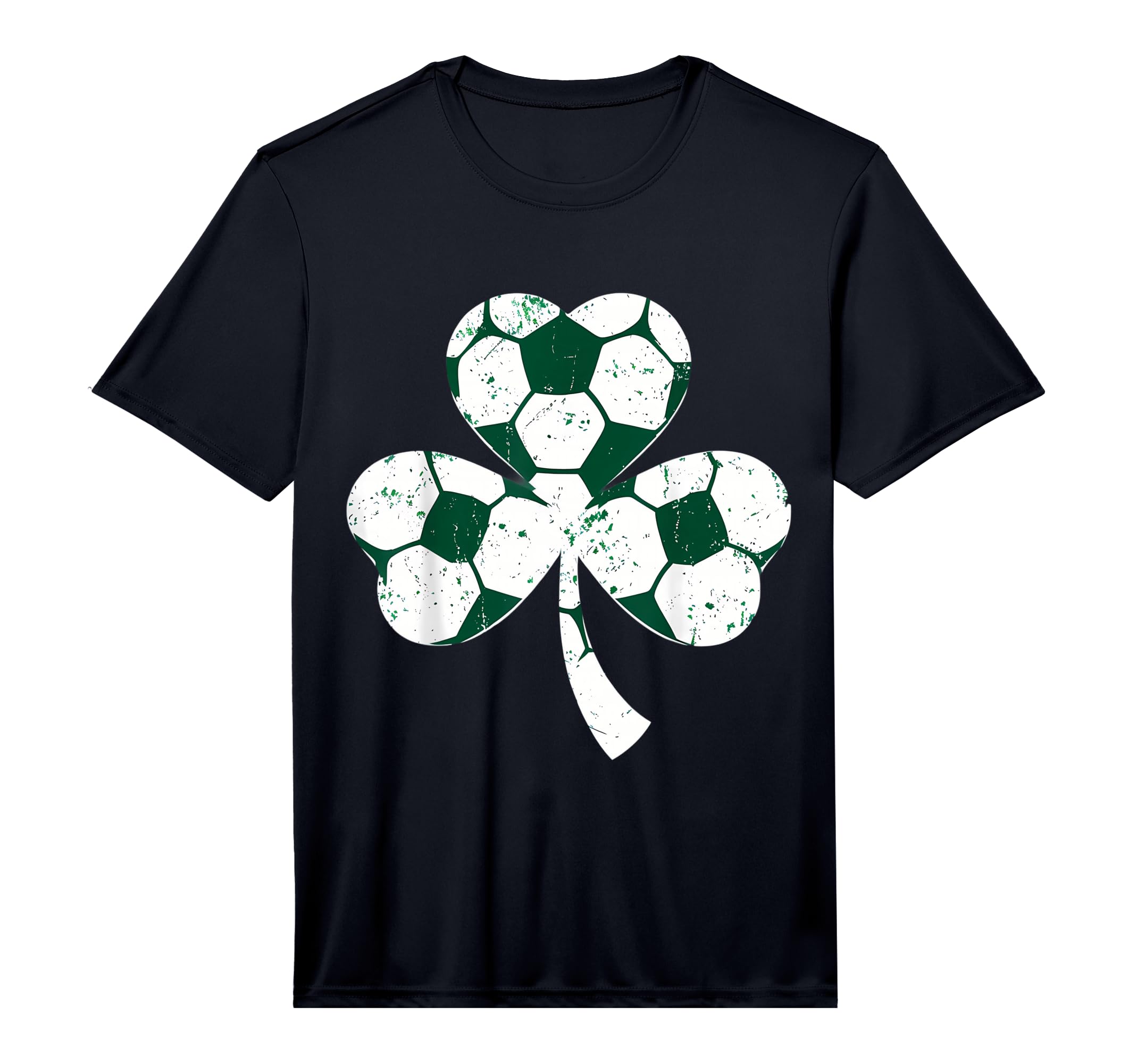 Soccer St Patricks Day Shamrock T-Shirt - Minimalist Print for Adults - T-Shirt, Sweatshirt, Hoodie