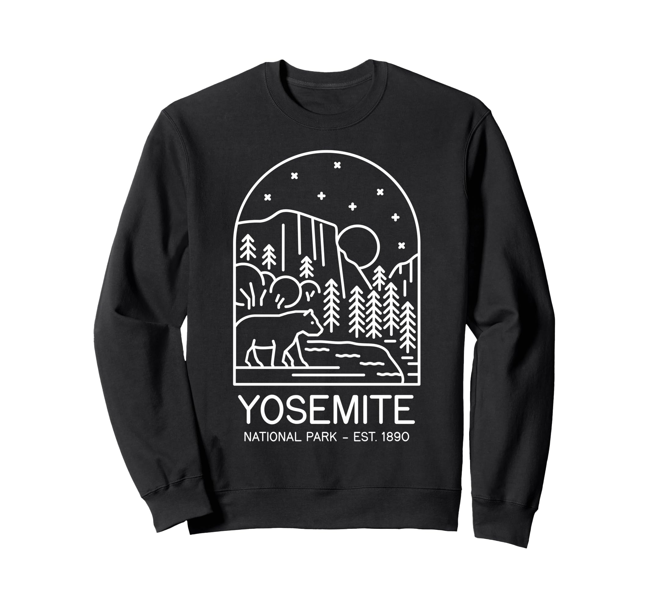 Yosemite National Park 1890 Sweatshirt - Unique Graphic Men Women - T-Shirt, Sweatshirt, Hoodie