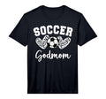 Soccer Godmom Matching Family Soccer T-Shirt - Unique Graphic Men Women - T-Shirt, Sweatshirt, Hoodie