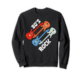 80S Rock Guitar Cassette Tape 80S Sweatshirt - Custom Art Print Men Women - T-Shirt, Sweatshirt, Hoodie