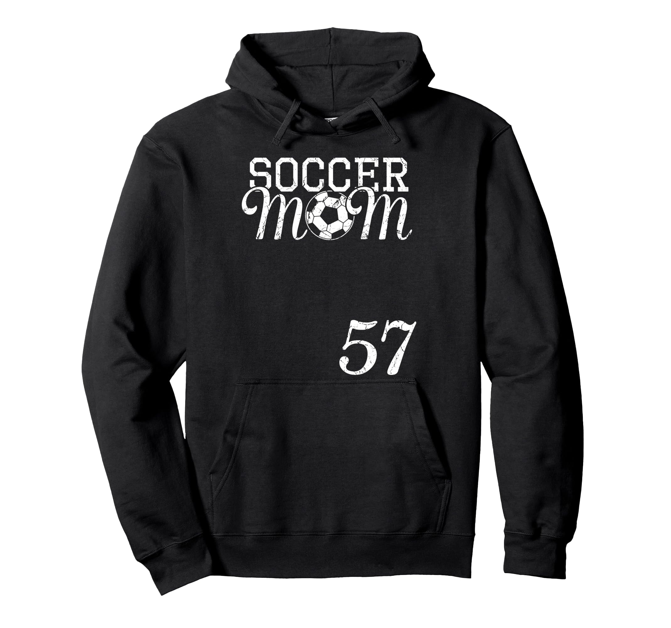 Soccer Mom Jersey Number 57 Favorite Player Hoodie - Unique Graphic Unisex - T-Shirt, Sweatshirt, Hoodie