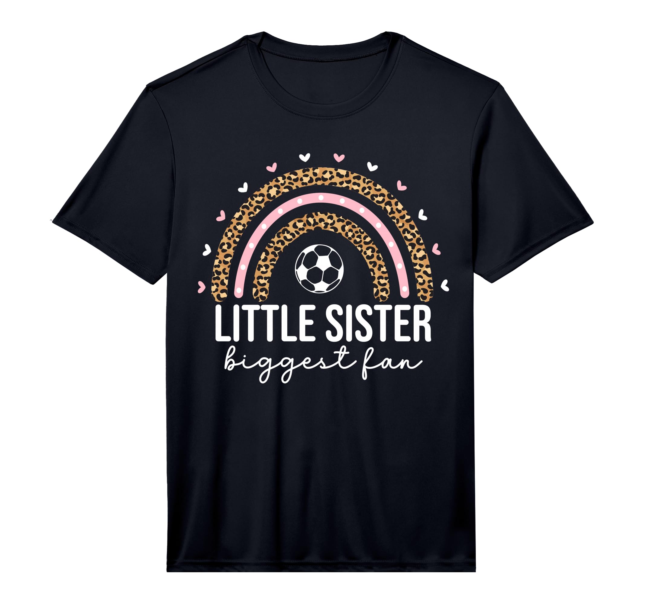 Little Sister Biggest Fan Soccer T-Shirt - Trendy Graphic Men Women - T-Shirt, Sweatshirt, Hoodie