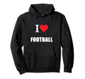 Love Football Soccer American Coaches Hoodie - Unique Graphic for Adults - T-Shirt, Sweatshirt, Hoodie