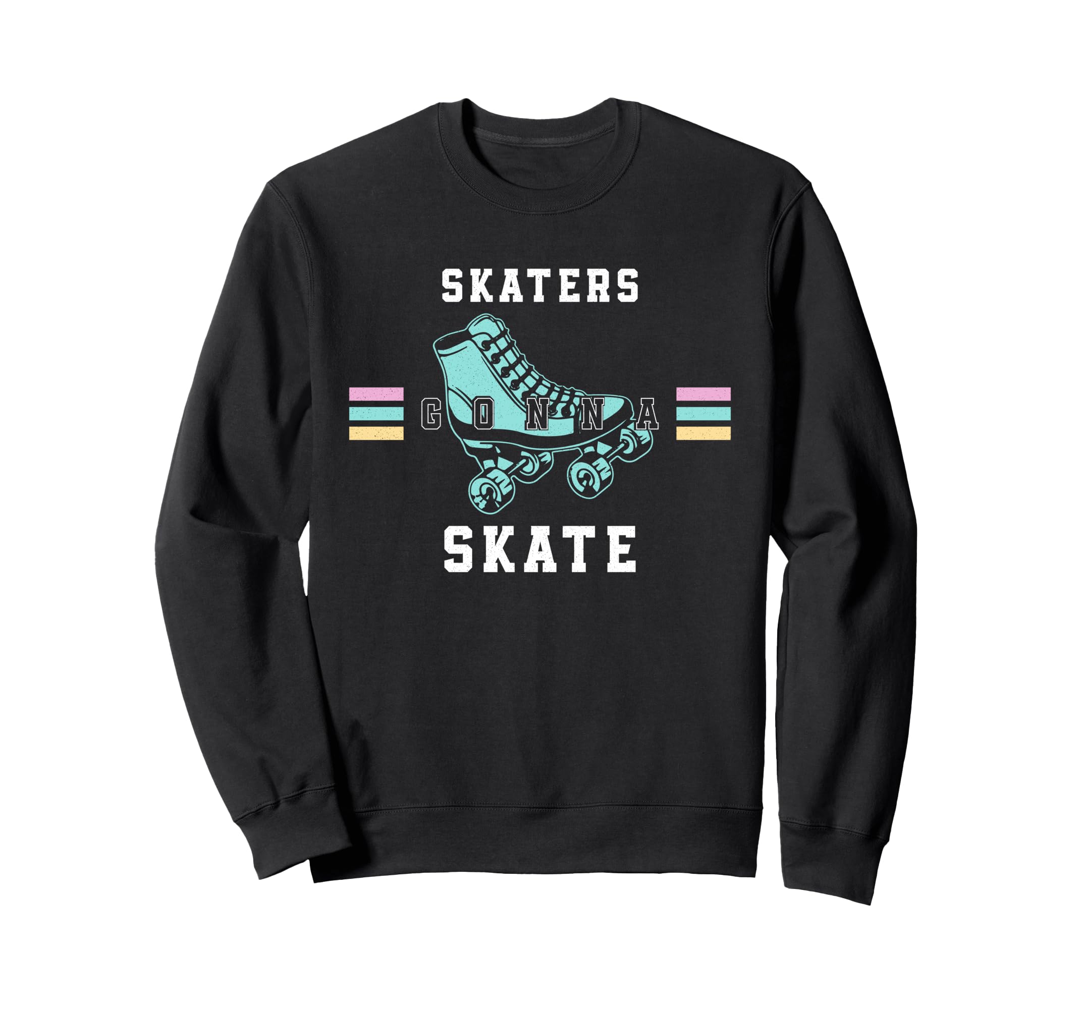Roller Skating Skate 1970S Sweatshirt - Fun Novelty Design Men Women - T-Shirt, Sweatshirt, Hoodie
