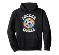 Soccer Uncle Tie Dye Hoodie - Fun Novelty Design for Adults - T-Shirt, Sweatshirt, Hoodie