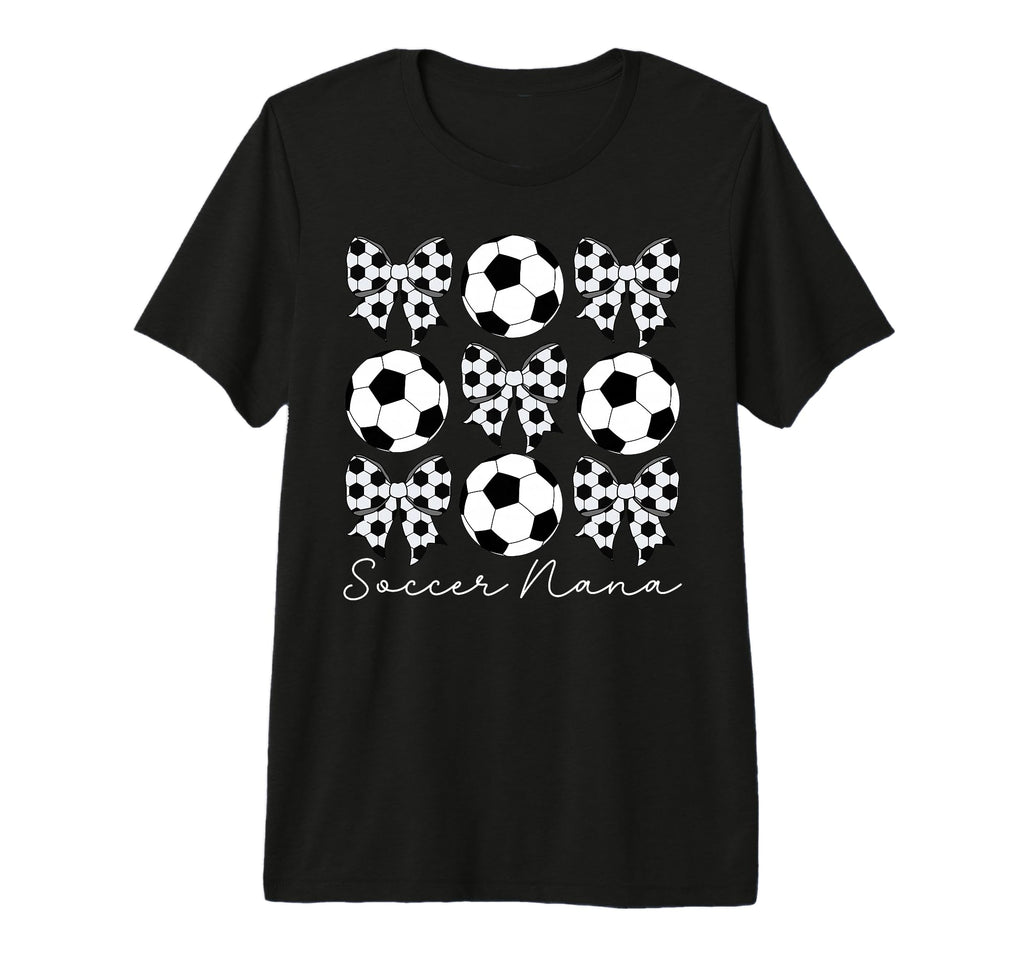 Soccer Nana Coquette Nana Soccer Player T-Shirt - Unique Graphic Unisex - T-Shirt, Sweatshirt, Hoodie