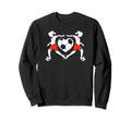 Soccer Players Soccer Ball Heart Sweatshirt - Custom Art Print Men Women - T-Shirt, Sweatshirt, Hoodie
