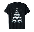 Soccer Balls Tree Holiday Season T-Shirt - Unique Graphic Men Women - T-Shirt, Sweatshirt, Hoodie
