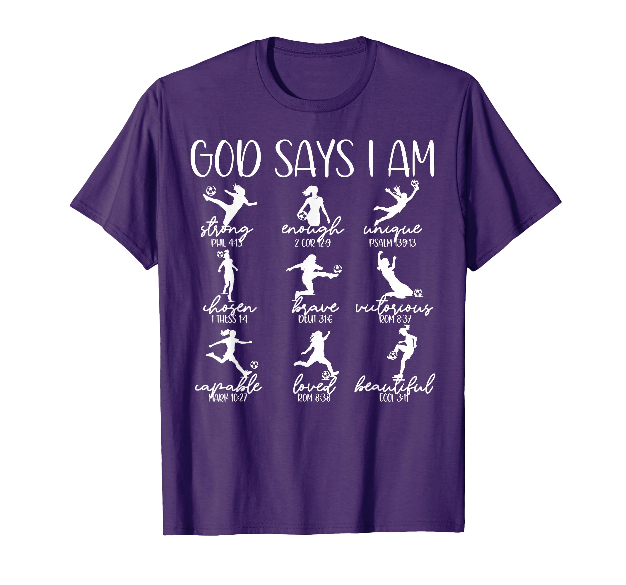God Says I Am Bible Verse Religious T-Shirt - Fun Novelty Design Unisex - T-Shirt, Sweatshirt, Hoodie