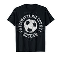 Pottawattamie County Soccer Distressed 90S T-Shirt - Graphic Print Unisex - T-Shirt, Sweatshirt, Hoodie