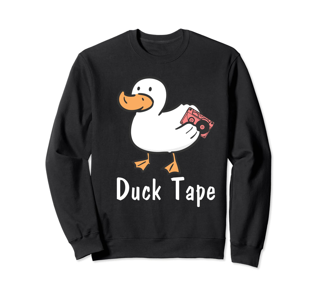 Duck Tape Cassette Tape Music 80S Sweatshirt - Unique Graphic Men Women - T-Shirt, Sweatshirt, Hoodie