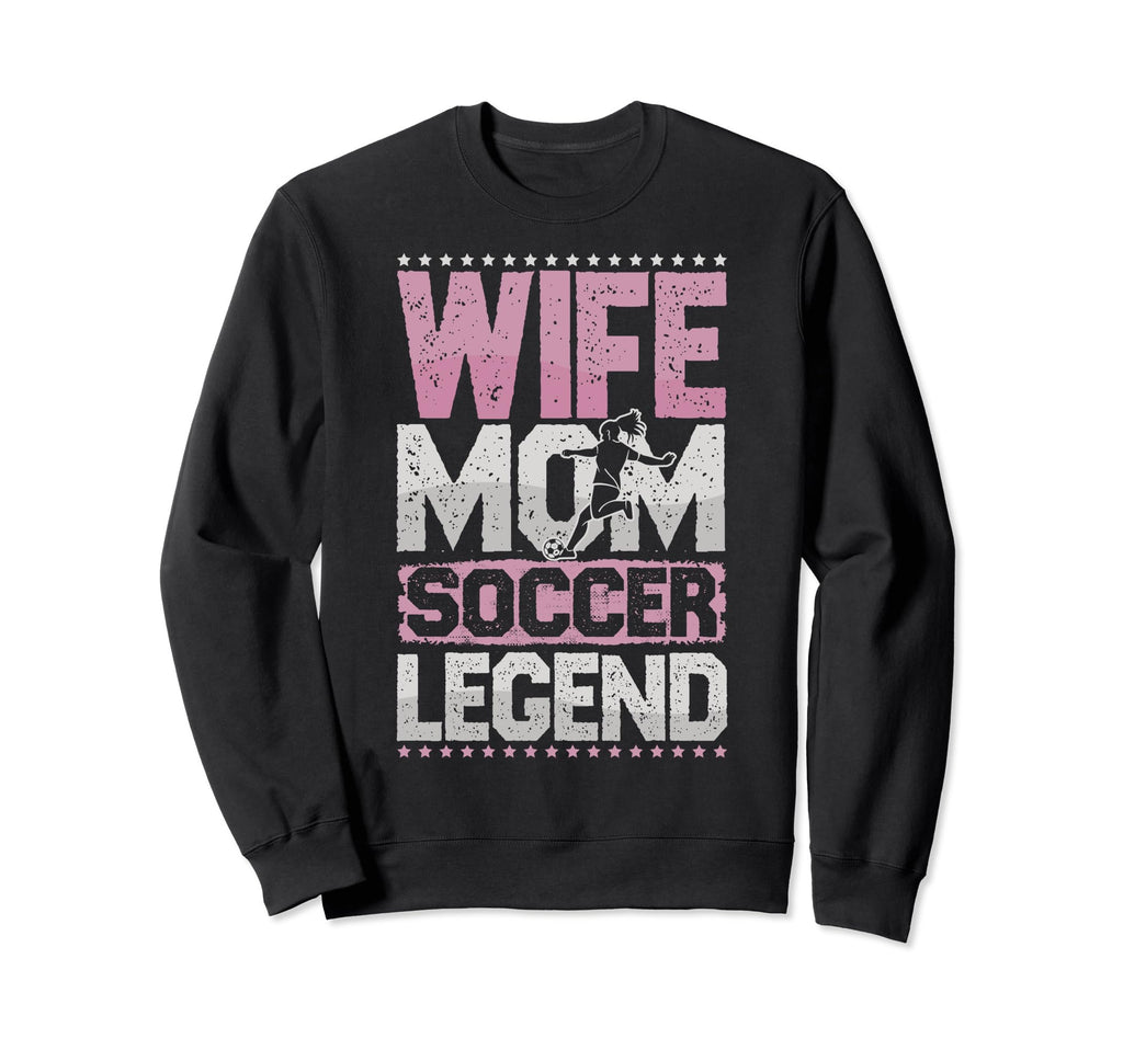 Soccer Legend Soccer Player Ladies Sweatshirt - Graphic Print for Adults - T-Shirt, Sweatshirt, Hoodie
