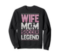 Soccer Legend Soccer Player Ladies Sweatshirt - Graphic Print for Adults - T-Shirt, Sweatshirt, Hoodie