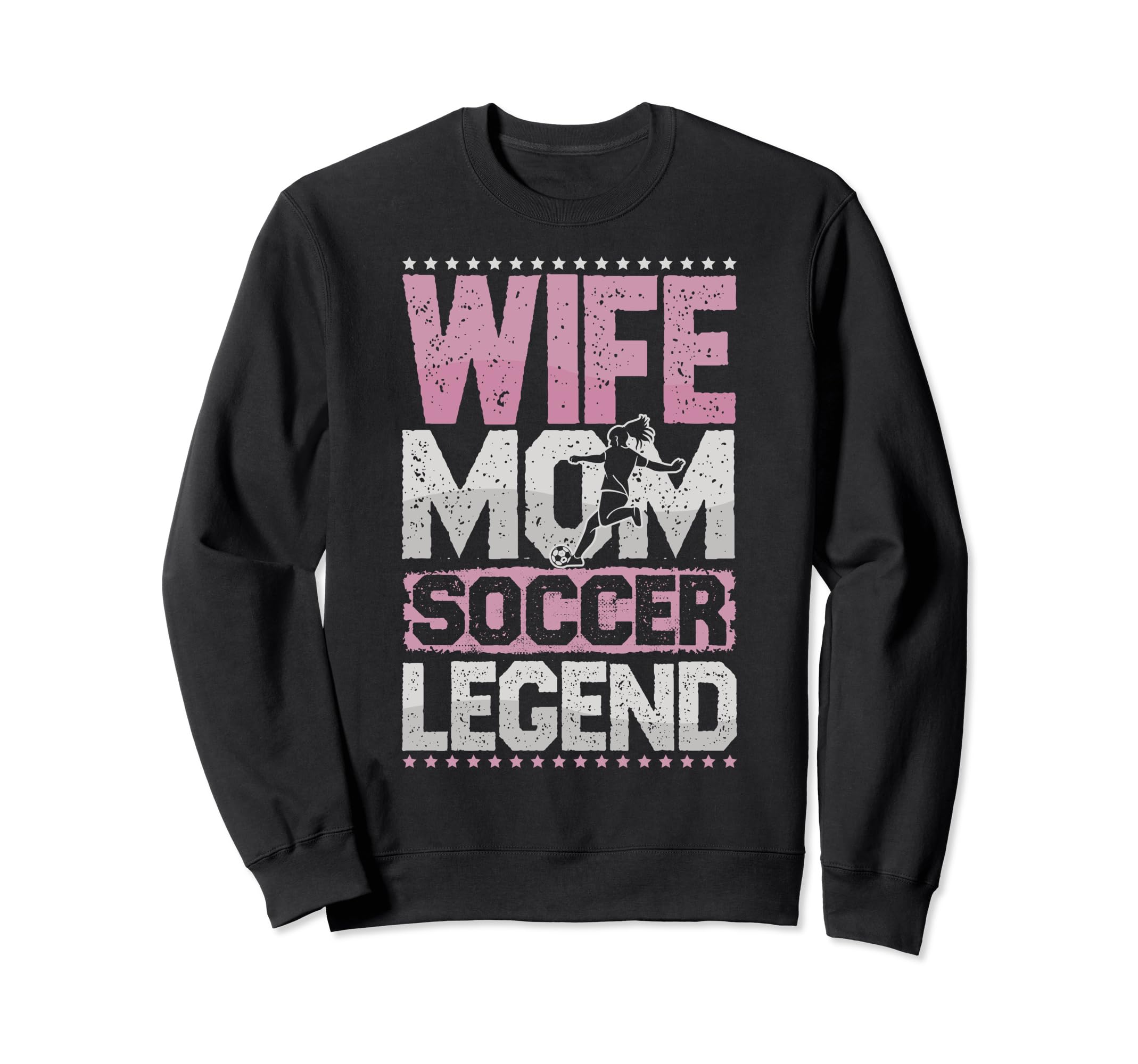 Soccer Legend Soccer Player Ladies Sweatshirt - Graphic Print for Adults - T-Shirt, Sweatshirt, Hoodie