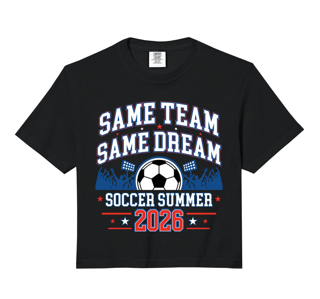 Soccer Summer 2026 Comfort Colors Sweatshirt - Streetwear Style for Adults - T-Shirt, Sweatshirt, Hoodie