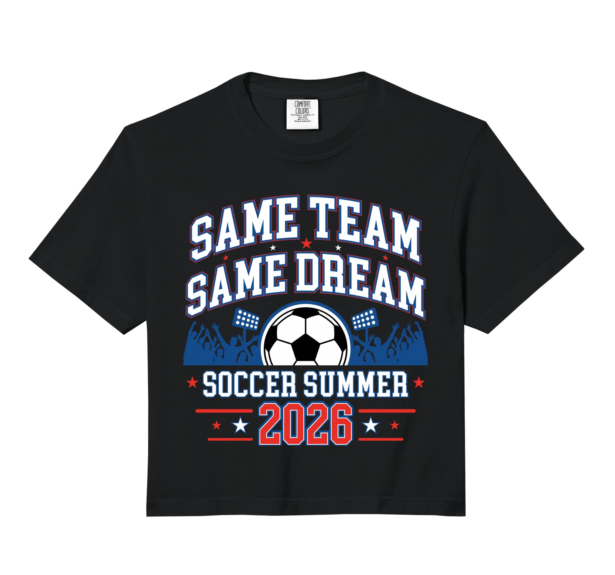 Soccer Summer 2026 Comfort Colors Sweatshirt - Streetwear Style for Adults - T-Shirt, Sweatshirt, Hoodie