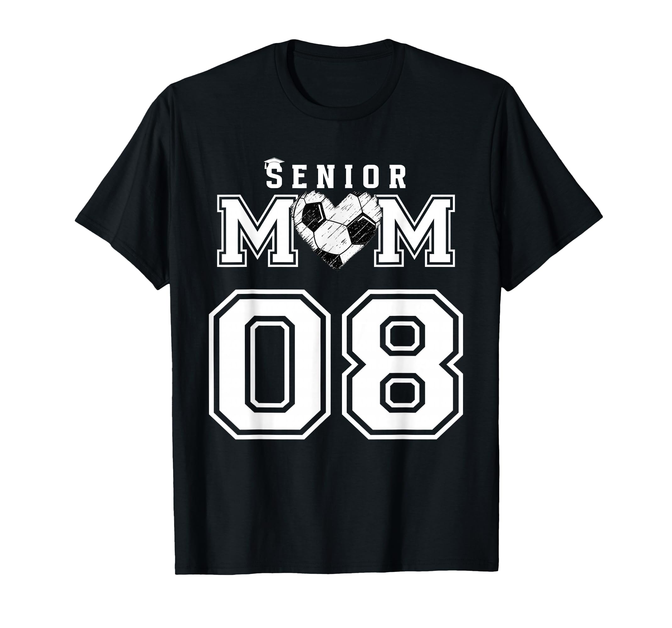 Proud Senior Soccer Mom Custom Jersey T-Shirt - Minimalist Print Men Women - T-Shirt, Sweatshirt, Hoodie