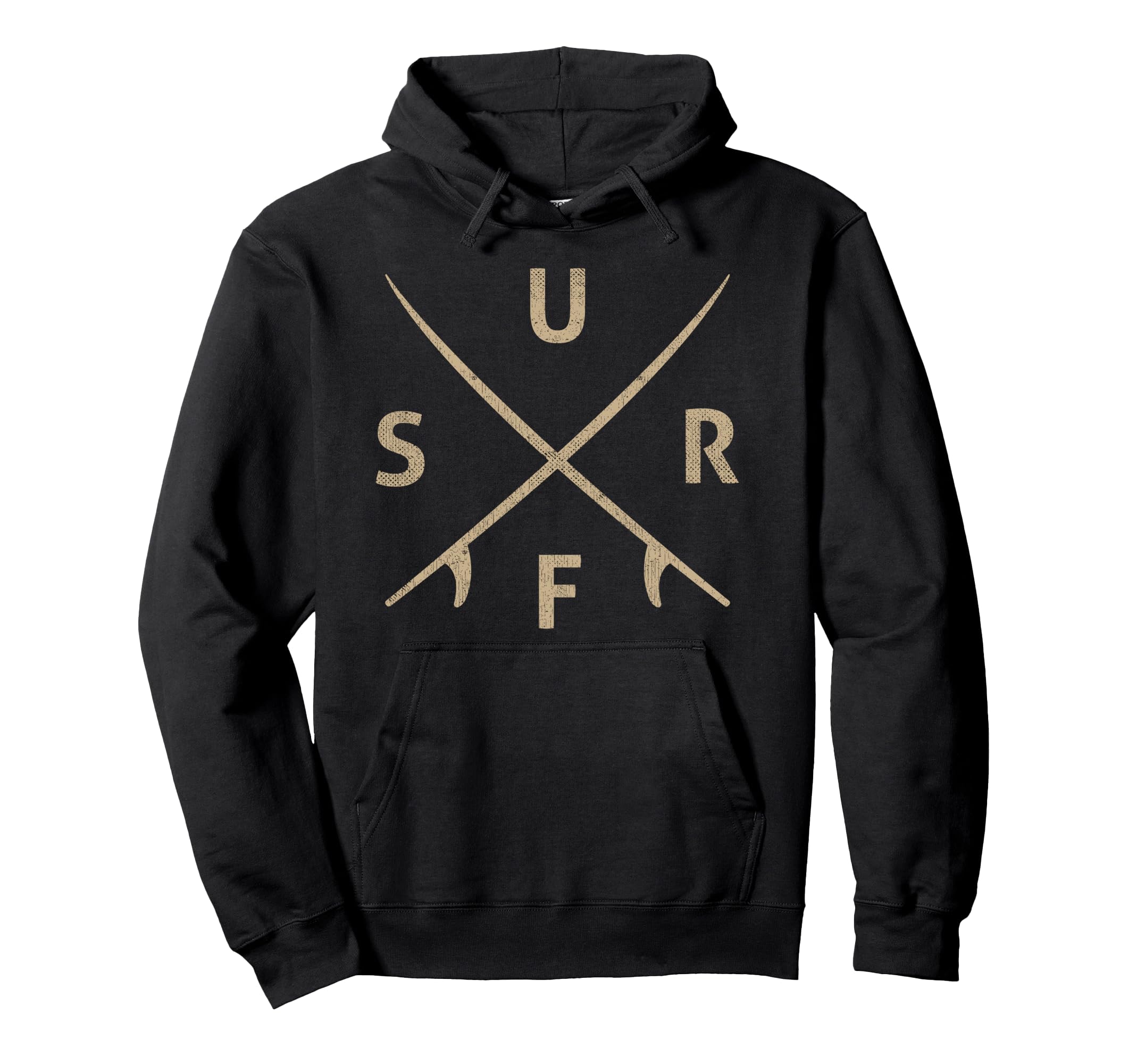 Surf Outfit Surfing Stuff Surfboard Hoodie - Fun Novelty Design Men Women - T-Shirt, Sweatshirt, Hoodie