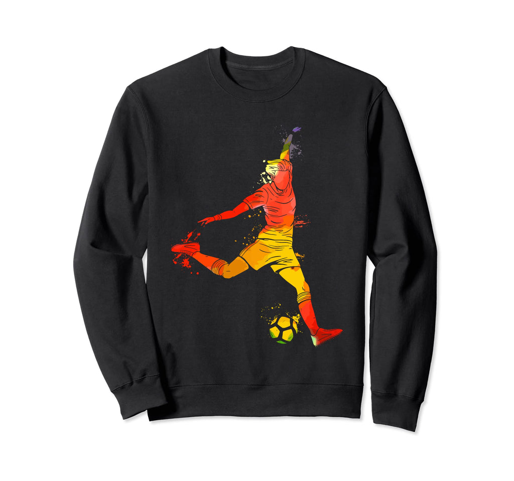 Colorful Pop Art Portrait Sweatshirt - Casual Everyday Wear for Adults - T-Shirt, Sweatshirt, Hoodie