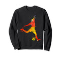 Colorful Pop Art Portrait Sweatshirt - Casual Everyday Wear for Adults - T-Shirt, Sweatshirt, Hoodie