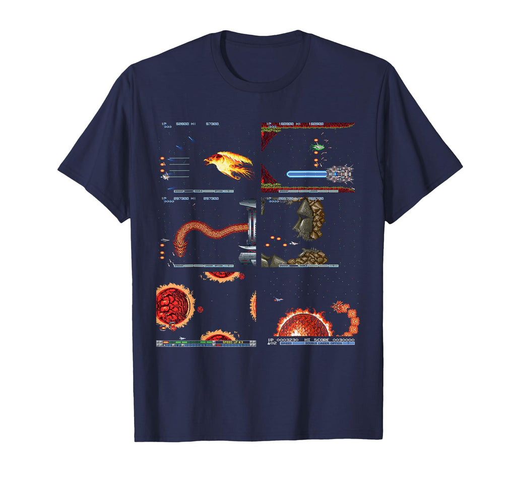 Gradius Screenshot Boss Multi Space T-Shirt - Unique Graphic Men Women - T-Shirt, Sweatshirt, Hoodie