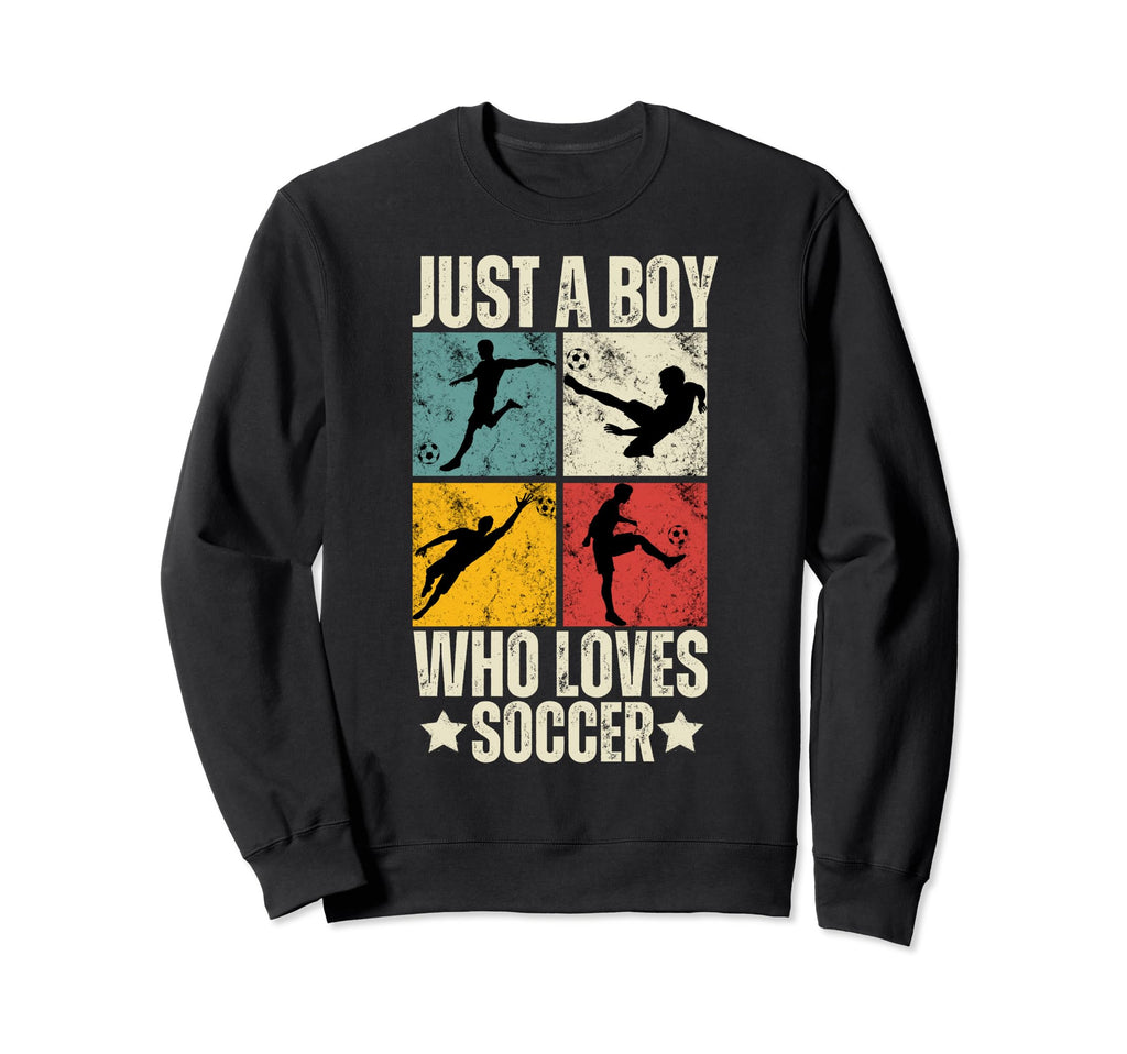 Just Who Loves Soccer Player Sweatshirt - Unique Graphic for Adults - T-Shirt, Sweatshirt, Hoodie