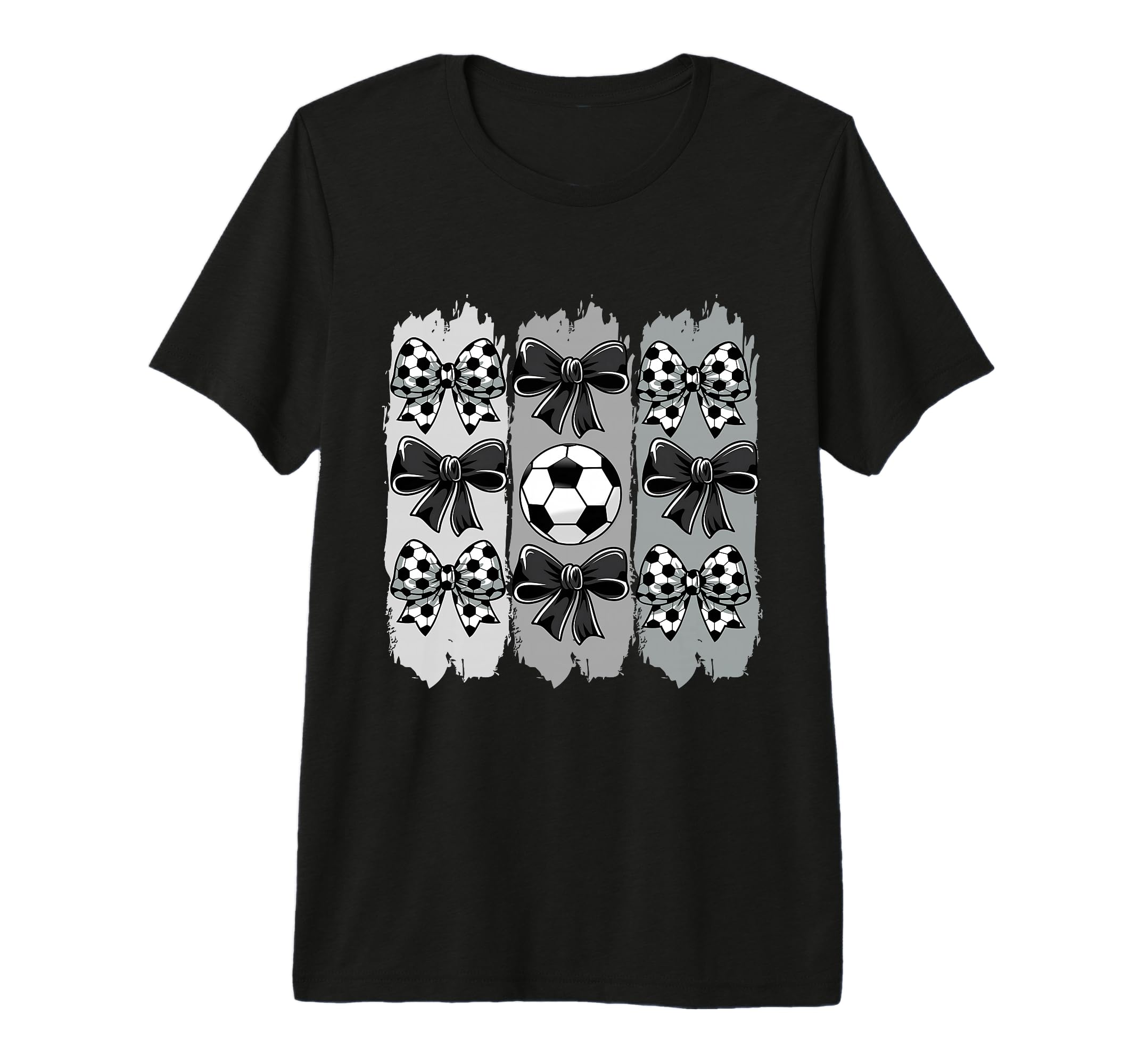 Soccer Coquette Bow Soccer Ball T-Shirt - Casual Everyday Wear for Adults - T-Shirt, Sweatshirt, Hoodie