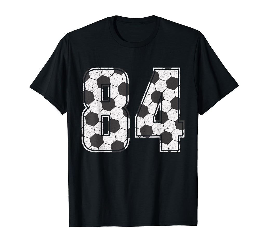 Soccer Player Number 84 Eighty Four T-Shirt - Minimalist Print Men Women - T-Shirt, Sweatshirt, Hoodie