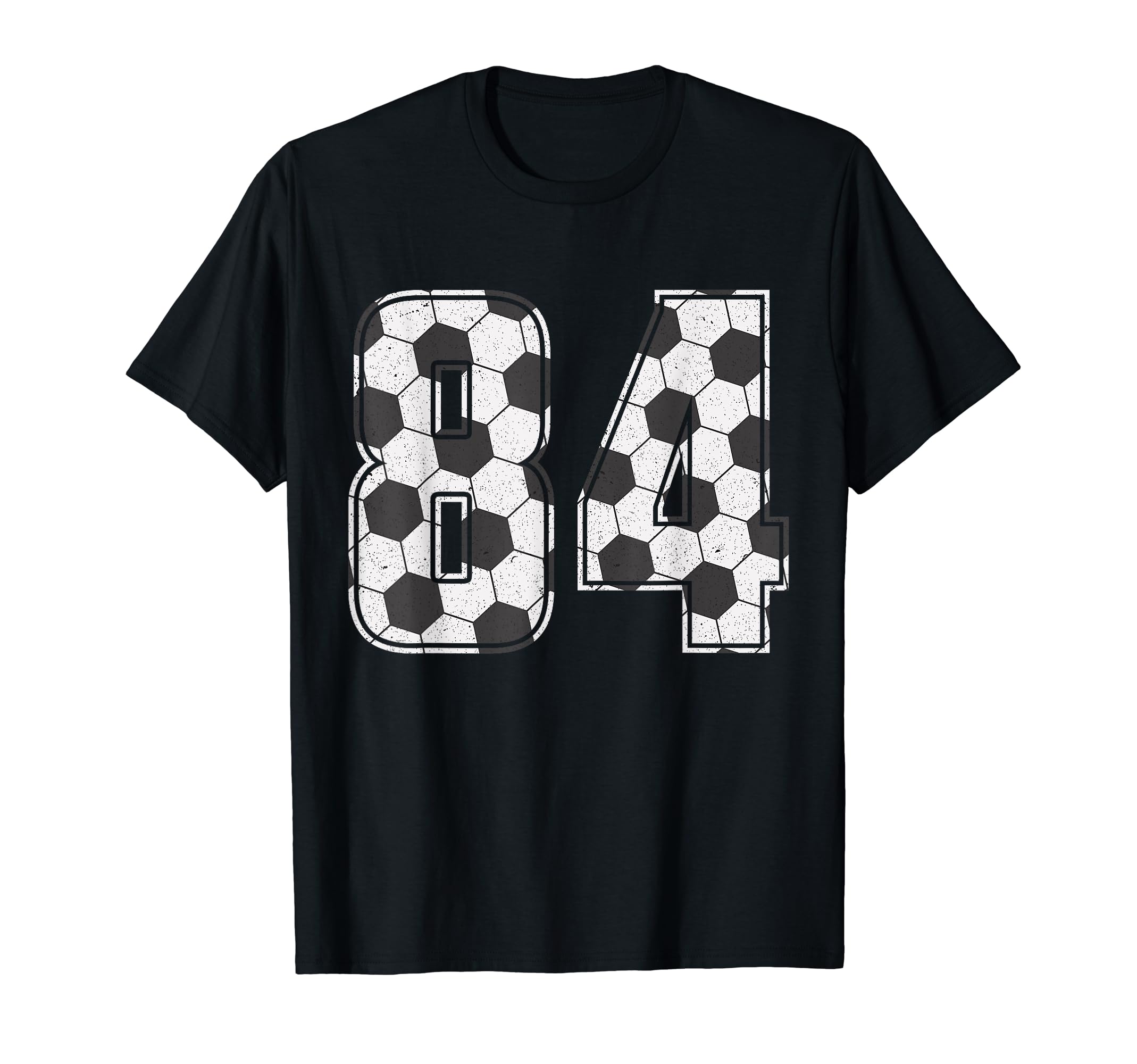 Soccer Player Number 84 Eighty Four T-Shirt - Minimalist Print Men Women - T-Shirt, Sweatshirt, Hoodie