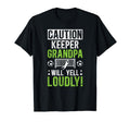Soccer Keeper Grandpa Will Yell Soccer T-Shirt - Graphic Print for Adults - T-Shirt, Sweatshirt, Hoodie