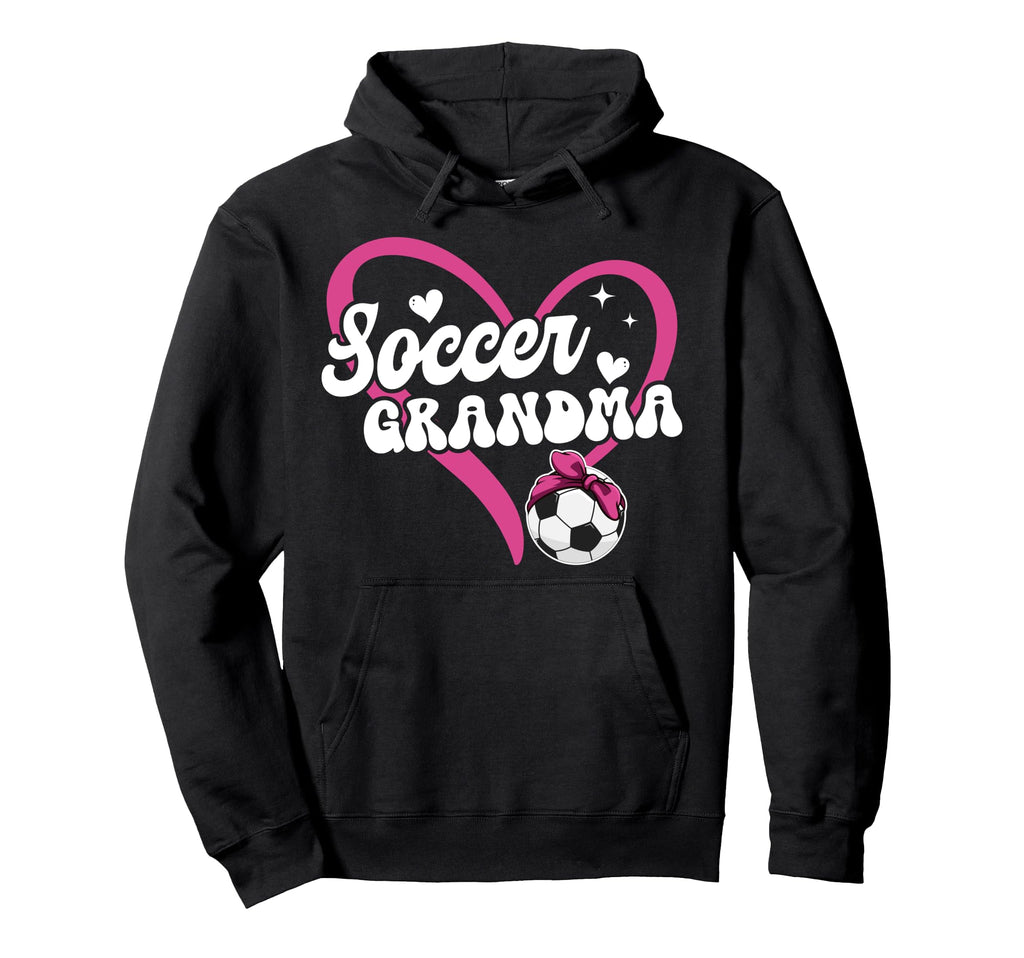 Soccer Grandma Heart Grandma Soccer Hoodie - Minimalist Print Unisex - T-Shirt, Sweatshirt, Hoodie