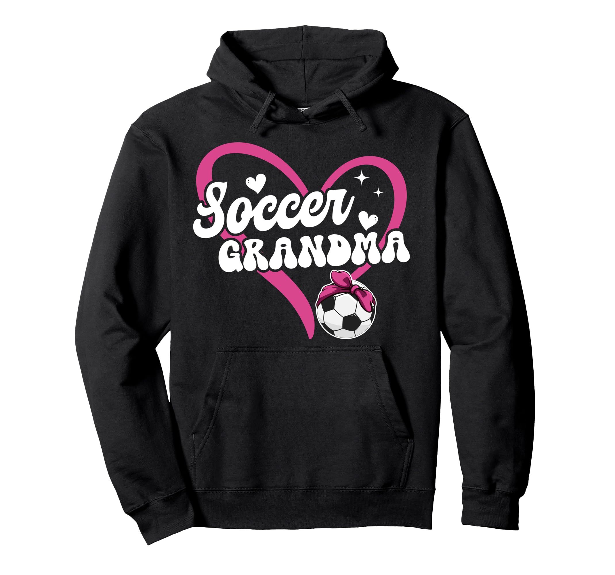 Soccer Grandma Heart Grandma Soccer Hoodie - Minimalist Print Unisex - T-Shirt, Sweatshirt, Hoodie