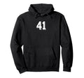 Number 41 80S 90S Soccer Team Jersey Hoodie - Streetwear Style Men Women - T-Shirt, Sweatshirt, Hoodie