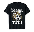 Soccer Titi Leopard Heart Matching T-Shirt - Custom Art Print for Adults - T-Shirt, Sweatshirt, Hoodie