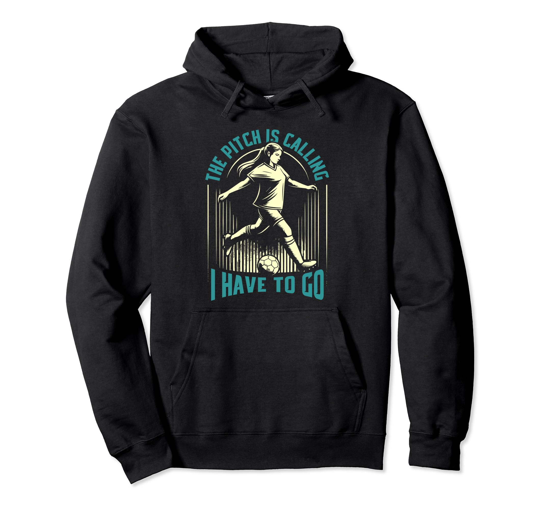 Soccer Hoodie - Fun Novelty Design for Adults - T-Shirt, Sweatshirt, Hoodie