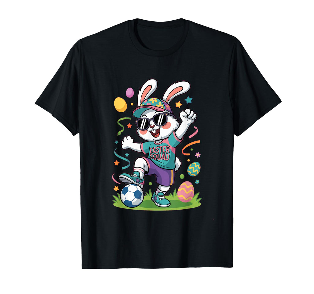Soccer Player Sports Gift Easter Squad T-Shirt - Trendy Graphic for Adults - T-Shirt, Sweatshirt, Hoodie