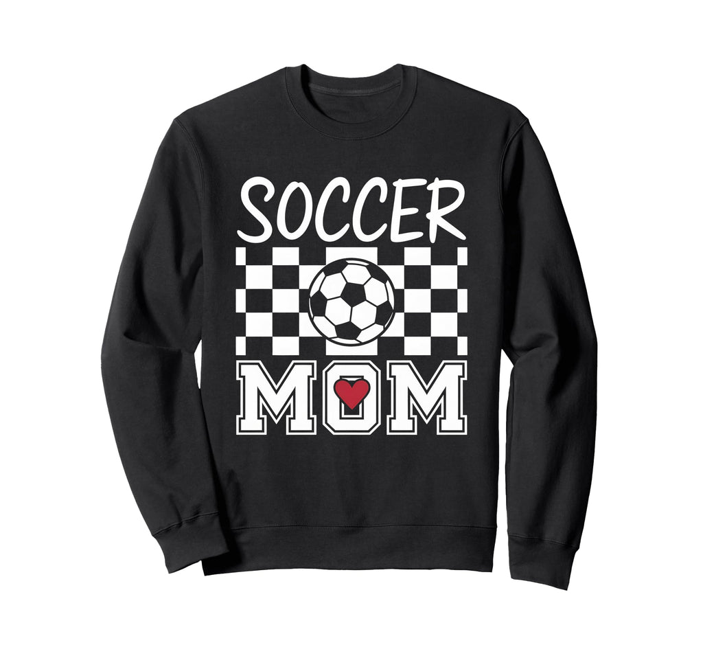 Groovy Soccer Mom Mother Soccer Sweatshirt - Fun Novelty Design Men Women - T-Shirt, Sweatshirt, Hoodie