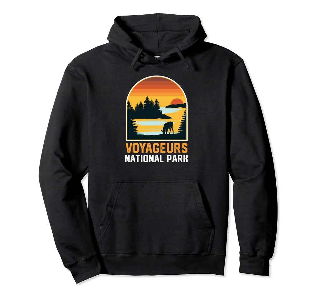 Voyageurs National Park Sunset Hoodie - Trendy Graphic Men Women - T-Shirt, Sweatshirt, Hoodie