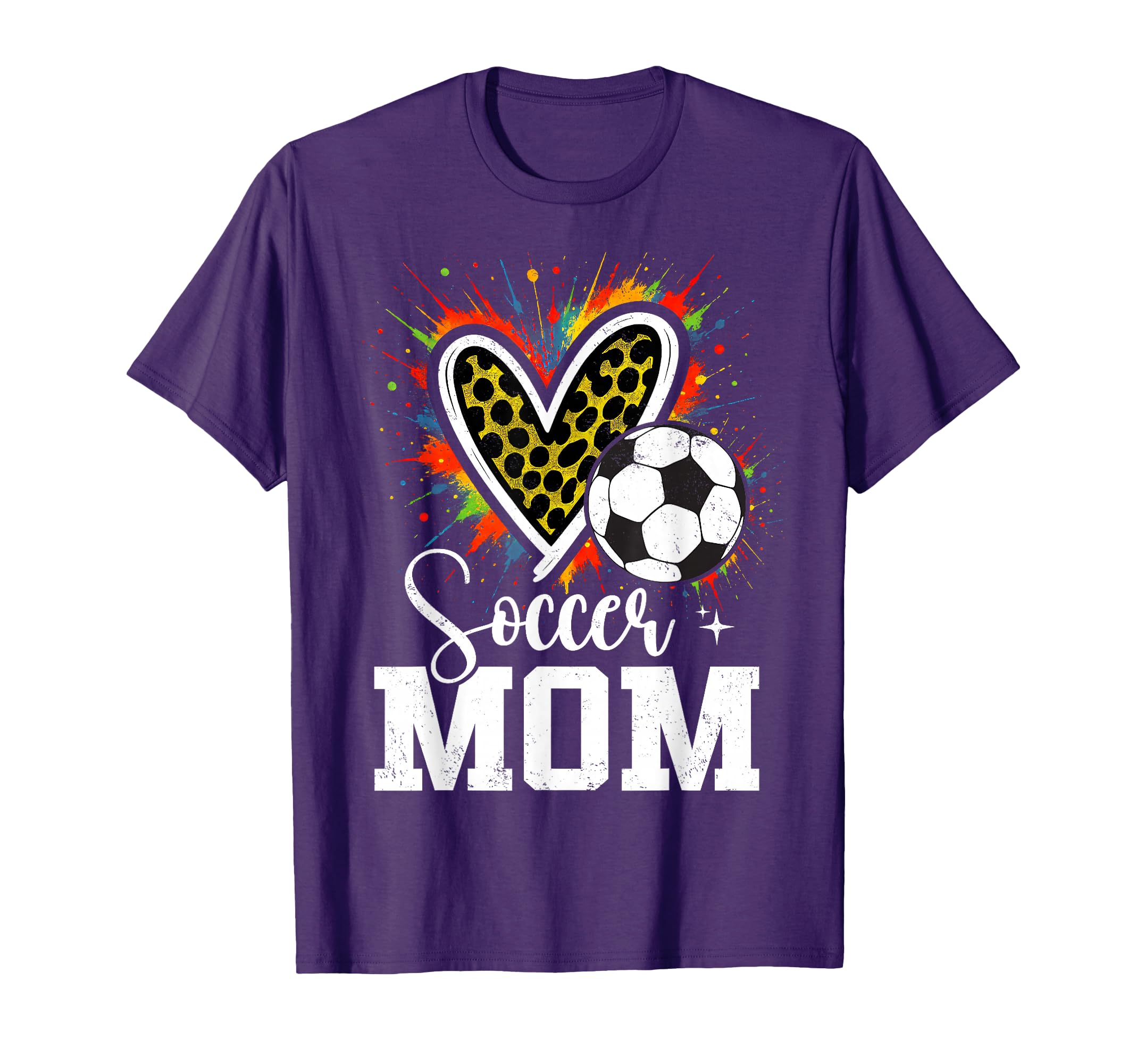 My Favorite Soccer Ball Mom Leopard Hoodie - Minimalist Print Unisex - T-Shirt, Sweatshirt, Hoodie