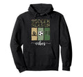 Camo Soccer Season Goal And Cleats Art Hoodie - Graphic Print for Adults - T-Shirt, Sweatshirt, Hoodie
