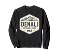 Denali Est 1917 Alaska National Sweatshirt - Minimalist Print for Adults - T-Shirt, Sweatshirt, Hoodie