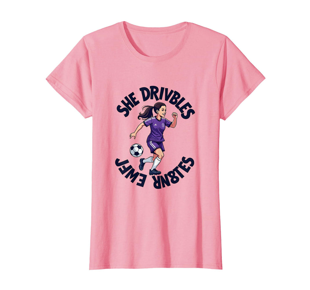 She Dribbles Ball Football Is Life Sweatshirt - Streetwear Style Men Women - T-Shirt, Sweatshirt, Hoodie