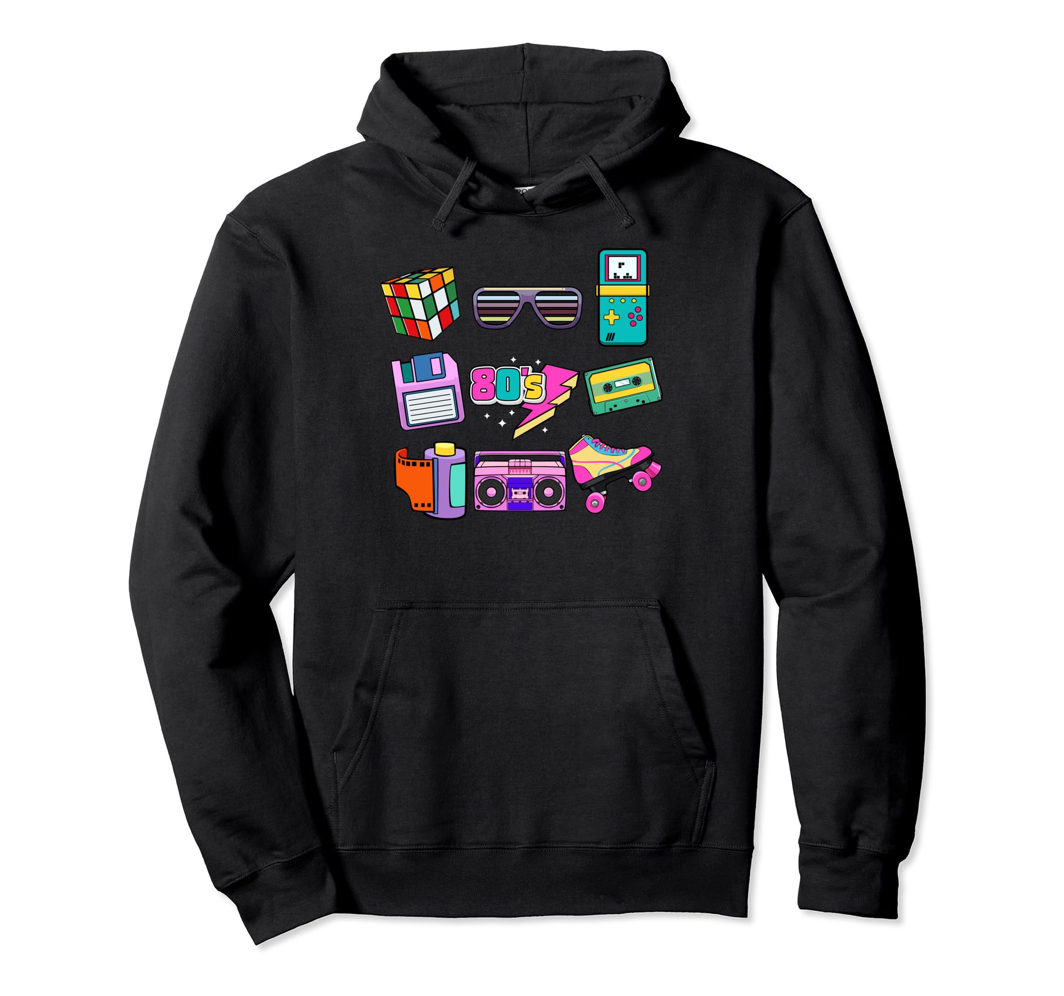 80S Lover 80S Eighties Costume 80S Themed Hoodie - Streetwear Style Unisex - T-Shirt, Sweatshirt, Hoodie