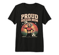 Proud Soccer Mom Sunset Vibes Tri T-Shirt - Aesthetic Graphic for Adults - T-Shirt, Sweatshirt, Hoodie