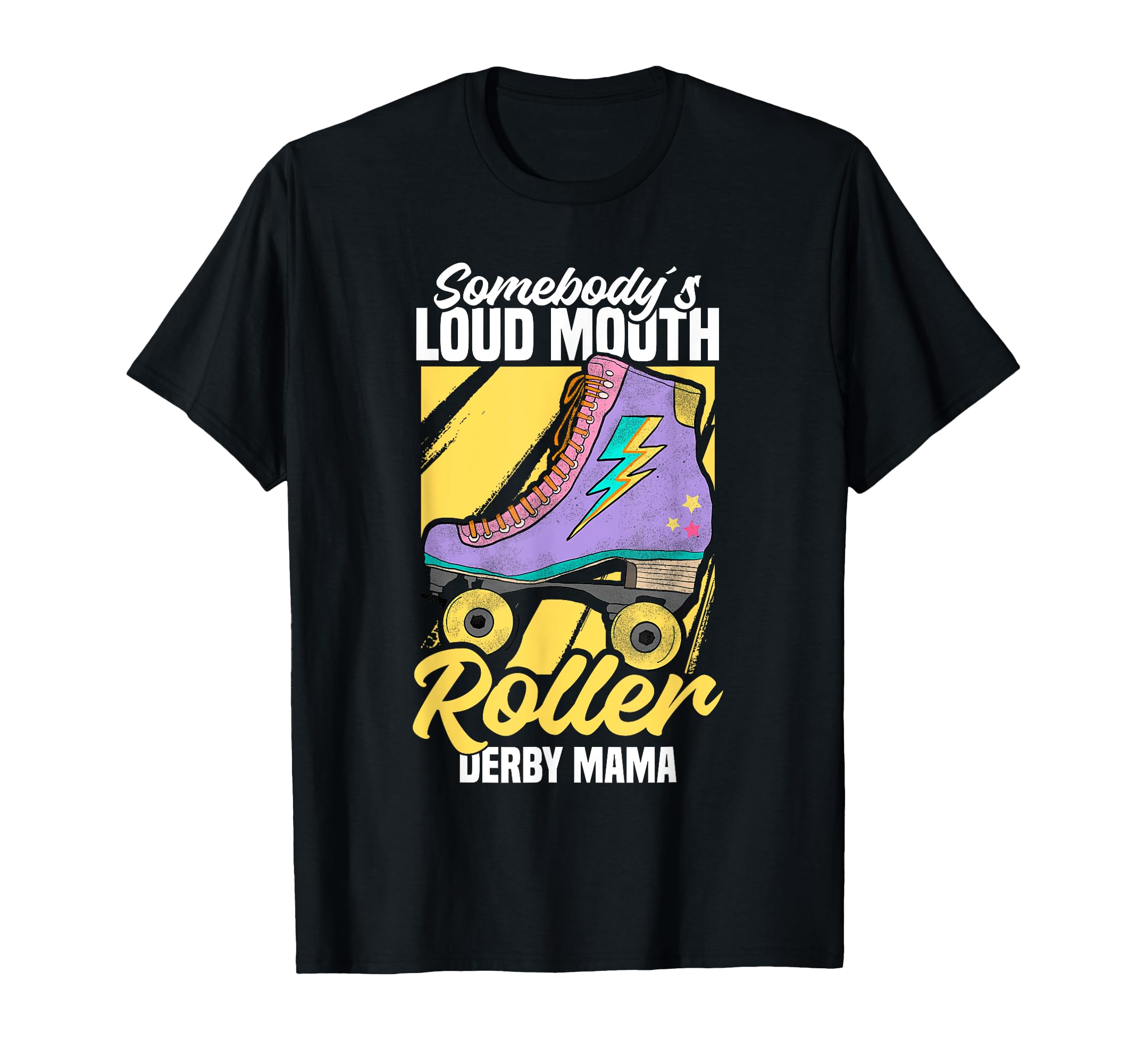 Roller Derby Skate Colorful Roller T-Shirt - Aesthetic Graphic for Adults - T-Shirt, Sweatshirt, Hoodie