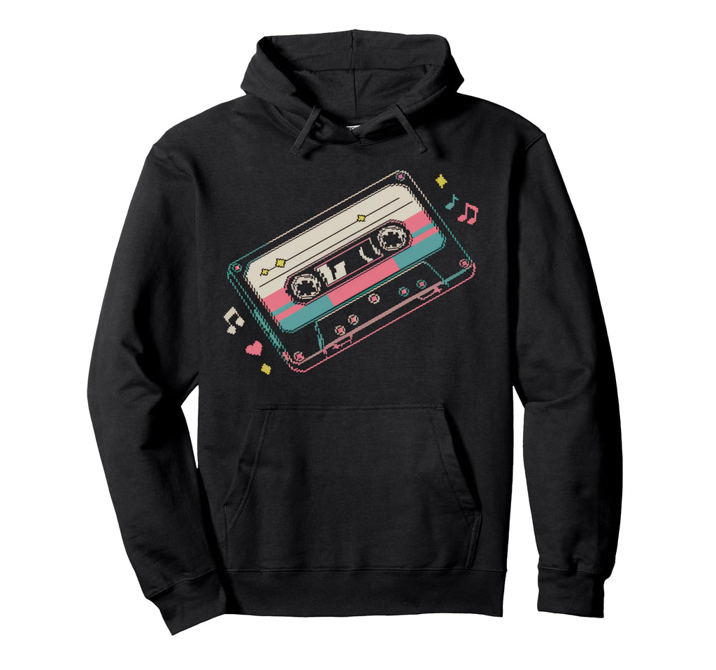 Cassette 80S 90S Party Mixtape Tape Hoodie - Streetwear Style Men Women - T-Shirt, Sweatshirt, Hoodie